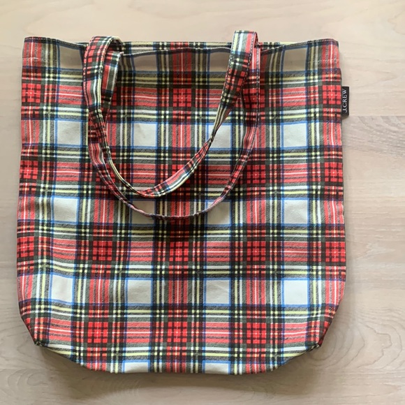 Jcrew tartan tote NWT - Picture 1 of 4
